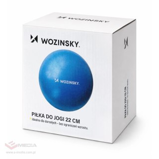 Piłka do ćwiczeń Wozinsky WPDP-N22 rehabilitacyjna 22cm - niebieska