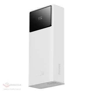 Powerbank Baseus EnerFill FP41 30000mAh 22.5W z kablem Baseus Simple USB-A - USB-C 3A 30cm - biały