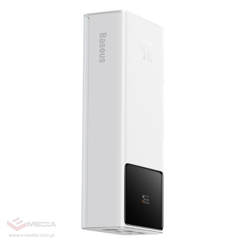 Powerbank Baseus EnerFill FP41 30000mAh 22.5W z kablem Baseus Simple USB-A - USB-C 3A 30cm - biały