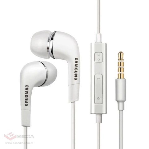Słuchawki przewodowe Samsung EHS64AVFWE mini jack 3.5mm Stereo Hi-Fi (Bulk - opakowanie zastępcze) - białe
