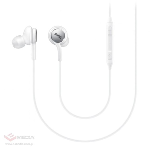 Słuchawki przewodowe Samsung EO-IC100BWE USB-C Stereo Hi-Fi (OOB Bulk - opakowanie zastępcze) - białe