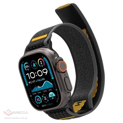 Pasek Spigen Athlex Air na Apple Watch 44 / 45 / 46 / 49 mm - czarny