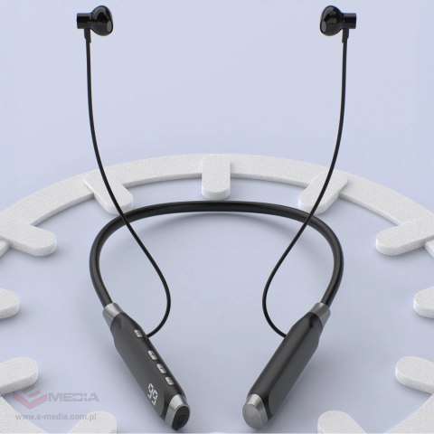 Słuchawki bezprzewodowe Dudao U5 Max Bluetooth z pałąkiem na szyję - czarne