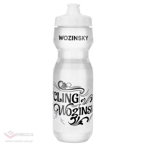 Bidon rowerowy Wozinsky WBR-01T 750ml - transparentny