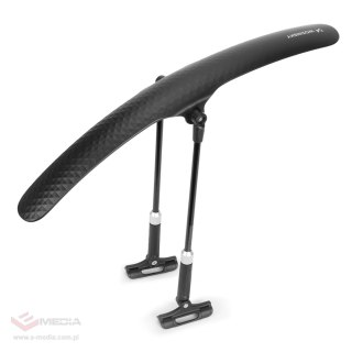Błotnik rowerowy Wozinsky WBR-01 uniwersalny z regulacją - czarny