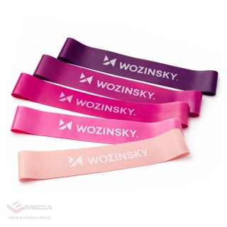 Gumy oporowe mini Wozinsky WGO-5A taśmy aktywacyjne z TPE - 5 szt.