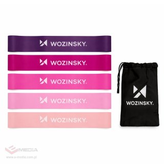 Gumy oporowe mini Wozinsky WGO-5A taśmy aktywacyjne z TPE - 5 szt.