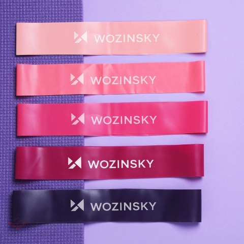 Gumy oporowe mini Wozinsky WGO-5A taśmy aktywacyjne z TPE - 5 szt.