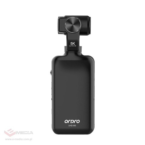 Kamera Ordro Pocket M5 z 3-osiowym gimbalem, 5K, do vlogowania i YouTube - czarna
