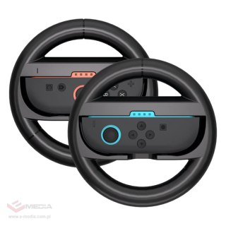 Kierownica wyścigowa do kontrolera Joy-Con Nintendo Switch 2 (opakowanie 2 szt.) - czarna