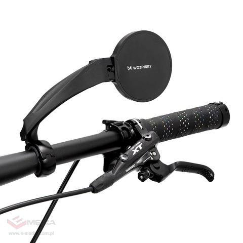 Lusterko rowerowe Wozinsky WLR-01I wsteczne lewe - czarne