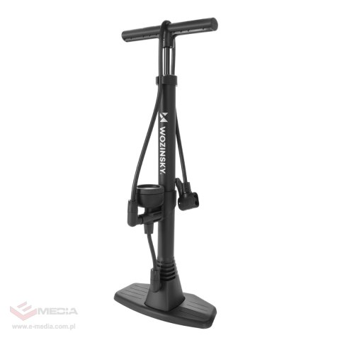 Pompka rowerowa Wozinsky WPR-02 podłogowa - czarna