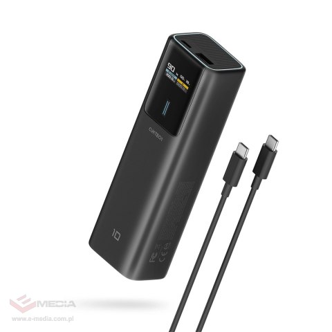 Powerbank Cuktech CKPB100PGLBL 150W 10000mAh USB-C USB-A - czarny