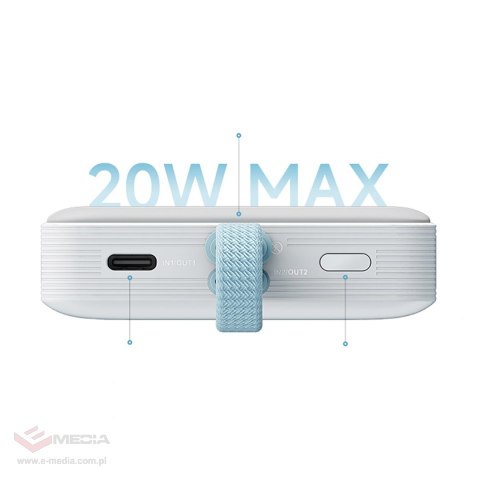 Powerbank Cuktech CP132ML 10000 mAh magnetyczny - biały
