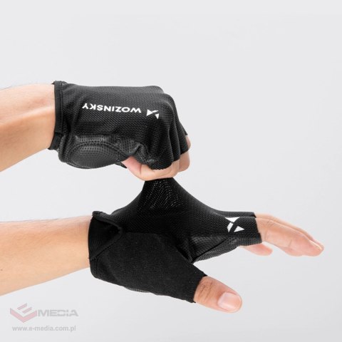 Rękawiczki rowerowe Wozinsky WRR-01XL rozmiar XL - czarne