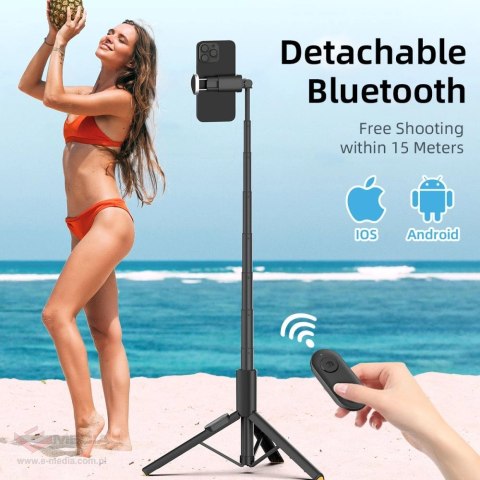Selfie Stick Tech-Protect L09S z tripodem - czarny