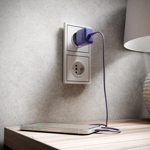Ładowarka sieciowa Puro Pro Lite 30W USB-C - fioletowa