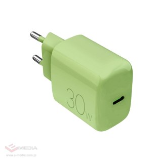 Ładowarka sieciowa Puro Pro Lite 30W USB-C - zielona