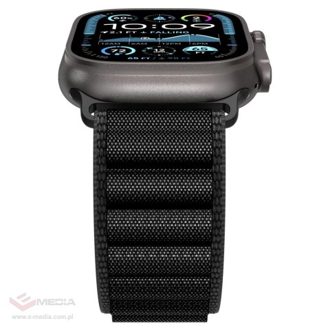 Pasek Pasek Spigen WBF1 na Apple Watch 44 / 45 / 46 / 49 mm - czarny