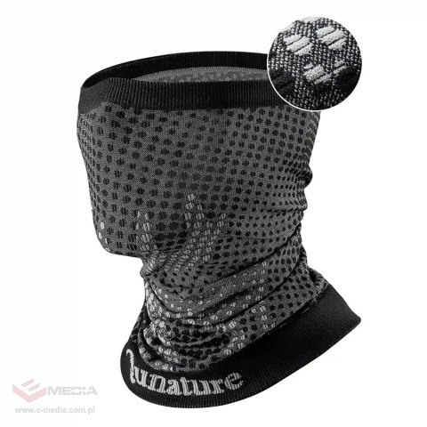 Komin narciarski Qunature 11230014002 bandana sportowa rozmiar uniwersalny - czarny