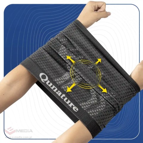 Komin narciarski Qunature 11230014002 bandana sportowa rozmiar uniwersalny - czarny