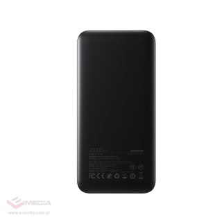 Powerbank Joyroom JR-PBF14 Pro 22,5W 20000mAh z wyświetlaczem cyfrowym 2x USB-A 1x USB-C - czarny