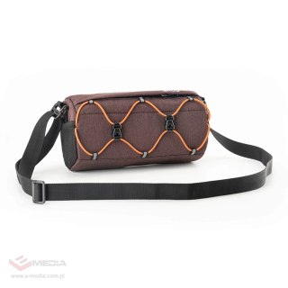 Torba rowerowa Rockbros 30110054003 na kierownicę 2,2L - brązowa