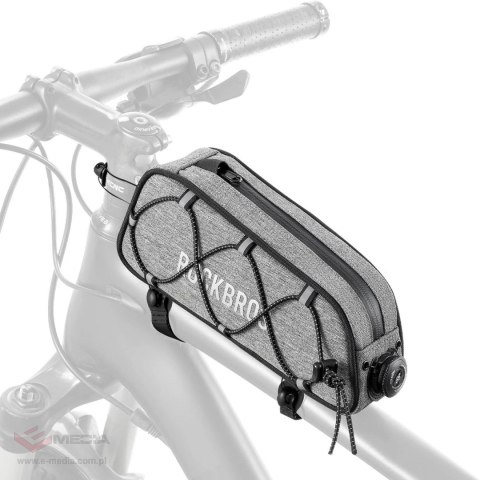 Torba rowerowa Rockbros 30120045003 ROAD TO SKY na górną rurę ramy wodoodporna 0,7L - szara