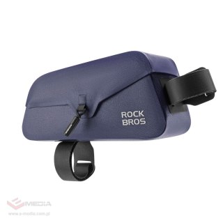 Torba rowerowa Rockbros 30120122006 na ramę wodoodporna z magnetycznym zapięciem 0,9L - niebieska