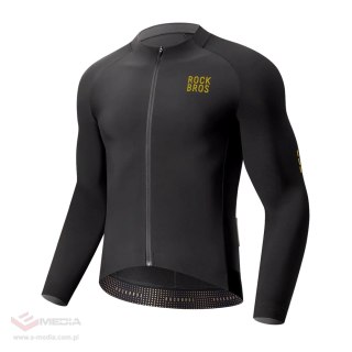 Bluza rowerowa Rockbros YDWT020 Diamond wiosna/jesień/zima rozmiar XXL - czarna