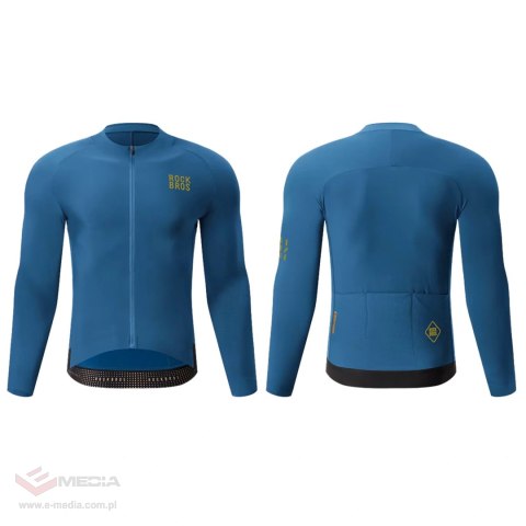 Bluza rowerowa Rockbros YDWT020 Diamond wiosna/jesień/zima rozmiar L - niebieska