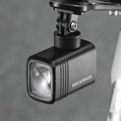 Lampka rowerowa Rockbros M6 1000 lm przednia akumulatorowa 2800 mAh - czarna