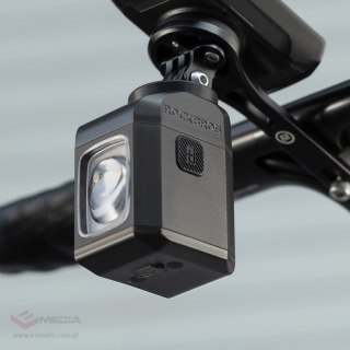 Lampka rowerowa Rockbros M8 1600lm przednia z pilotem 10m akumulatorowa 4000 mAh - czarna