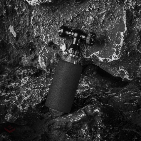 Pompka CO₂ Rockbros głowica zawór ze stopu aluminium bez naboju kompatybilna z Presta/Schrader - czarna