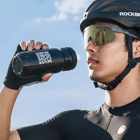 Bidon rowerowy Rockbros 600 ml - czarny