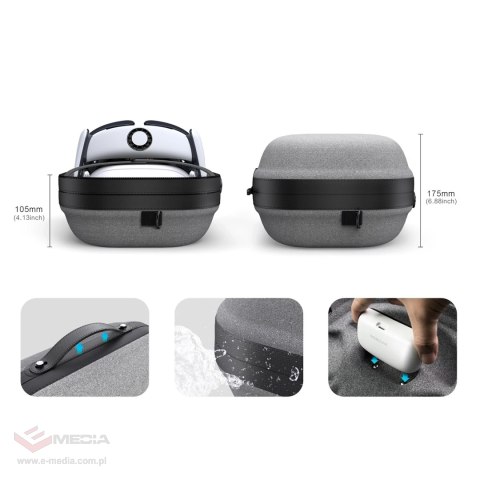 Etui transportowe BoboVR C3 do Meta Quest 3 i 3S - szary