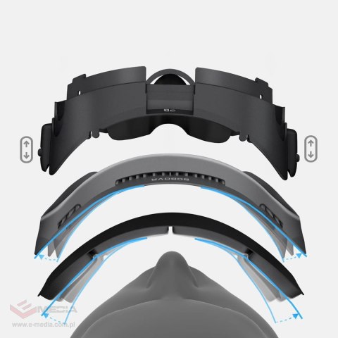 Interfejs twarzowy BoboVR F3 do Meta Quest 3 - czarny