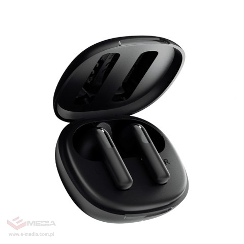 Słuchawki douszne QCY AilyBuds E10 z ENC LDAC Hi-Res Audio IPX4 Bluetooth 5.4 - czarne