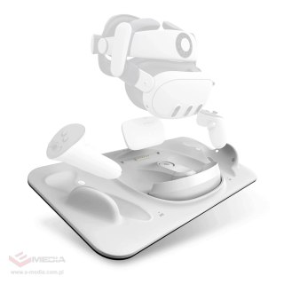 Stacja dokująca BoboVR D3 do Meta Quest 3 - biała