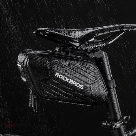 Torba rowerowa Rockbros B59 podsiodłowa 1,5L - czarna