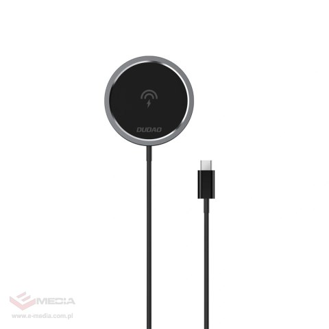 Ładowarka indukcyjna Dudao A12XS 15W kompatybilna z MagSafe - czarna