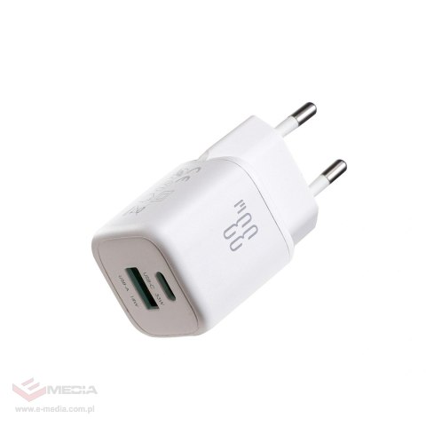 Ładowarka sieciowa Joyroom JR-TG7 33W USB-A + USB-C - biała