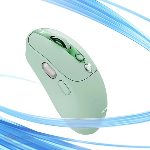 Mysz komputerowa Baseus Editor bezprzewodowa z akumulatorem 800mAh i wskaźnikiem stanu baterii - zielona