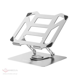Podstawka Wozinsky WDCX-X19-AB HardStand z obrotem 360° pod laptopa i tablet - srebrna