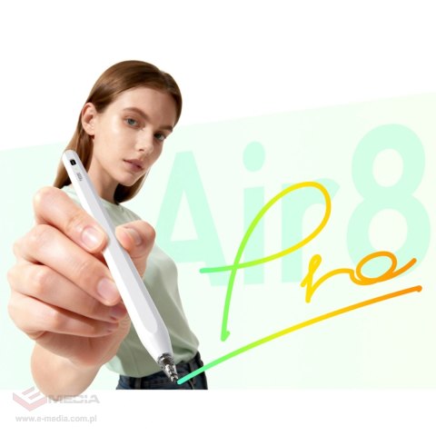 Rysik Metapen Pencil Air8 Pro do iPada - biały