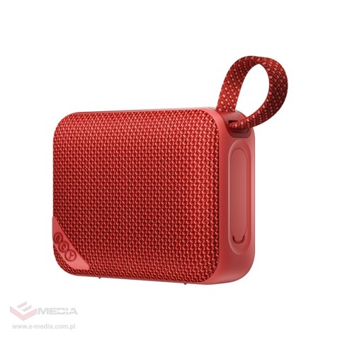 Głośnik Bluetooth QCY SP2 IP67 z podświetleniem RGB i trybem stereo - czerwony