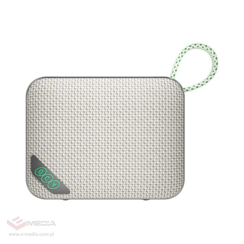 Głośnik Bluetooth QCY SP2 IP67 z podświetleniem RGB i trybem stereo - szarozielony