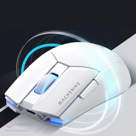 Mysz gamingowa Machenike M7 Pro bezprzewodowa - biała