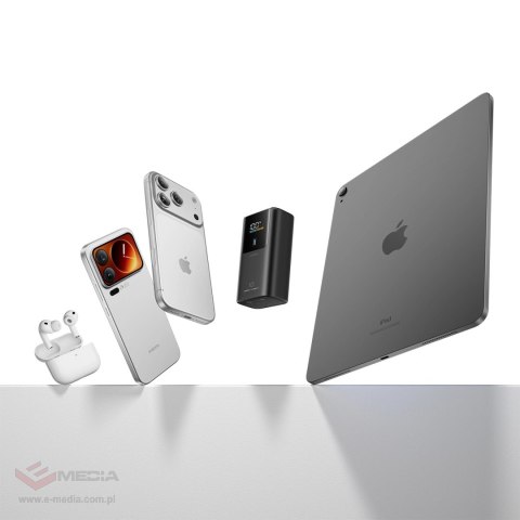 Powerbank Cuktech PB1055 55W 10000mAh - szary