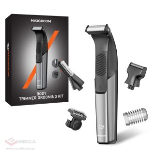 Trymer MAXGROOM JK-319 wielofunkcyjny z wymiennymi końcówkami - czarny